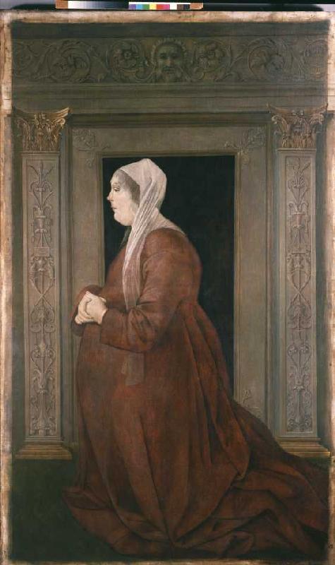 Bildnis der Eleonora von Aragon (1450-1493), seit 1473 Gemahlin des Ercole I de Baldassare Estense