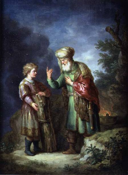 Abraham and Isaac de Balthasar Beschey