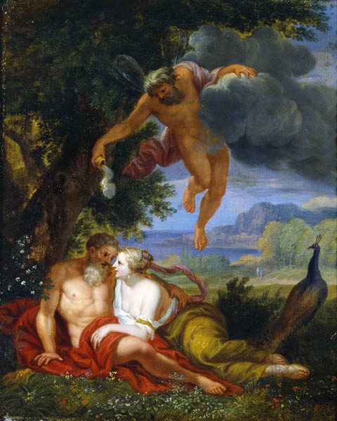 Hypnos Sending Jupiter and Juno to Sleep de Balthasar Beschey