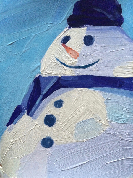 Snowman de Barbara Hoogeweegen