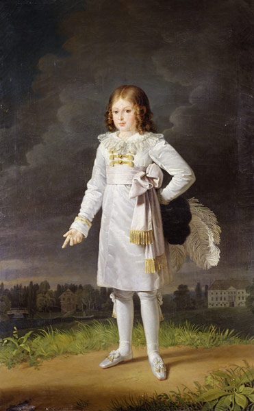 Frederic-Napoleon (1815-33) Prince Bacciochi de Barbara Krafft