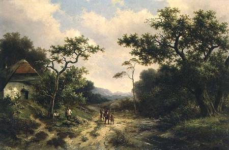 Country Landscape de Barend Cornelisz. Koekkoek