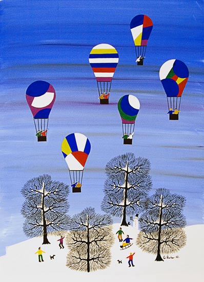 Winter day balloons de Gordon Barker