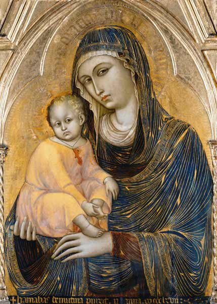 Madonna con el niño de Barnaba da Modena
