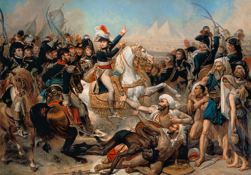 Bonaparte at the Battle of the Pyramids on July 21, 1798 de Baron Antoine Jean Gros