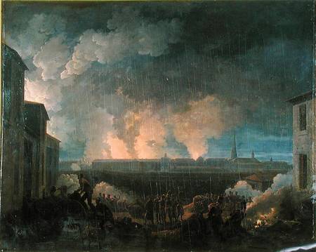 The Bombardment of Vienna by the French Army de Baron Louis Albert Bacler d'Albe