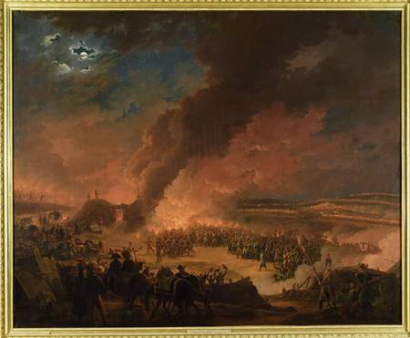 Napoleon (1769-1821) Visiting the Bivouacs on the Eve of the Battle of Austerlitz de Baron Louis Albert Bacler d'Albe