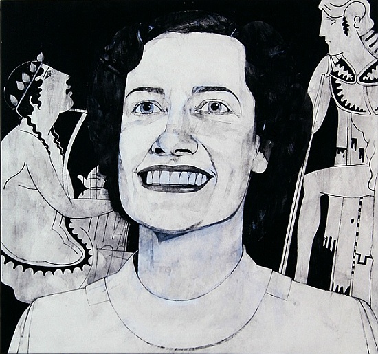 Portrait of Joan Sutherland, illustration for The Sunday Times, 1970s de Barry  Fantoni