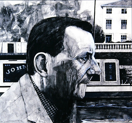 Portrait of Lennox Berkeley, illustration for The Sunday Times de Barry  Fantoni
