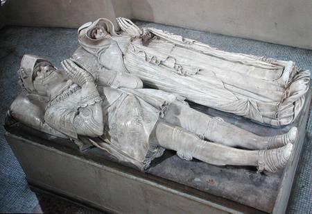 Effigies of Anne de Montmorency (1493-1567) Constable and Marshal of France and Madeleine of Savoy ( de Barthelemy Prieur