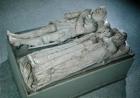 Effigies of Anne de Montmorency (1493-1567) Constable and Marshal of France and Madeleine of Savoy ( de Barthelemy Prieur