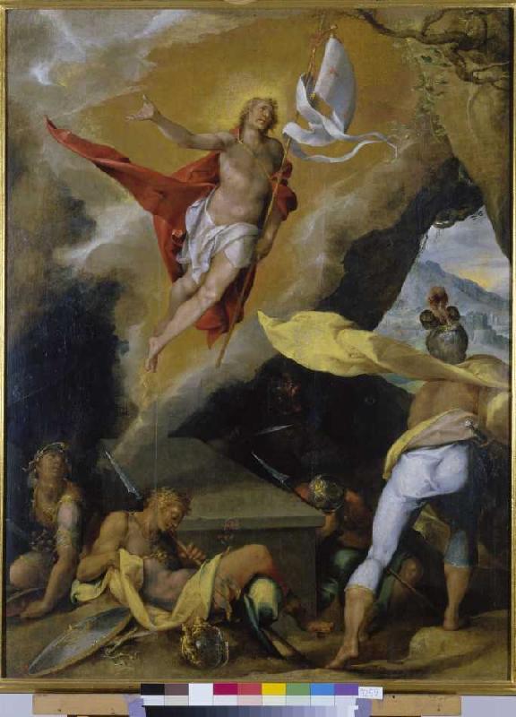 Resurrection of Christi. de Bartholomäus Spranger