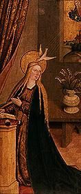 Maria of the proclamation de Bartholomeus Zeitblom