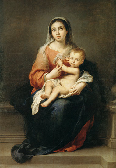 María con niño de Bartolomé Esteban Perez Murillo