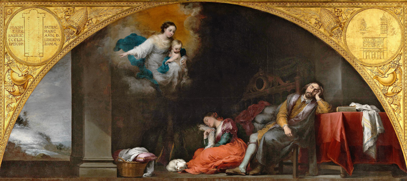 La historia de la fundación de Santa María Maggiore: El sueño Patriciano de Bartolomé Esteban Perez Murillo
