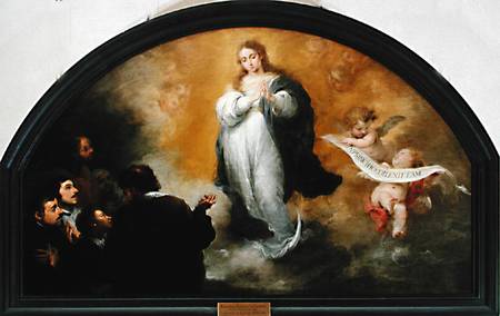 La aparición de la Virgen de Bartolomé Esteban Perez Murillo