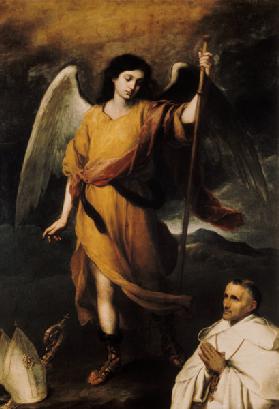 Archangel Raphael with Bishop Domonte