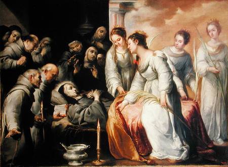 The Death of St. Clare de Bartolomé Esteban Perez Murillo