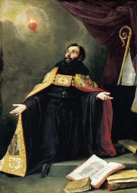 Der Heilige Augustinus in Ekstase.