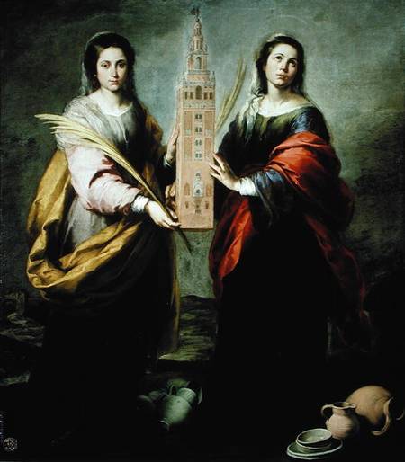 St. Justina and St. Rufina de Bartolomé Esteban Perez Murillo