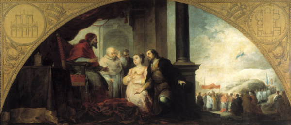 Patrician before Pope Liborius / Murillo de Bartolomé Esteban Perez Murillo