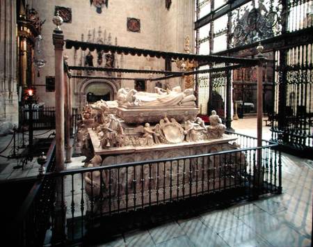 Tomb of Philip the Handsome (1478-1506) and Joanna the Mad (1479-1555) de Bartolome Ordonez