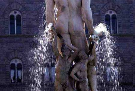 Detail from the Neptune Fountain de Bartolomeo Ammannati