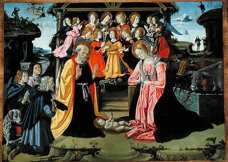 Adoration of the Shepherds de Bartolomeo Caporali