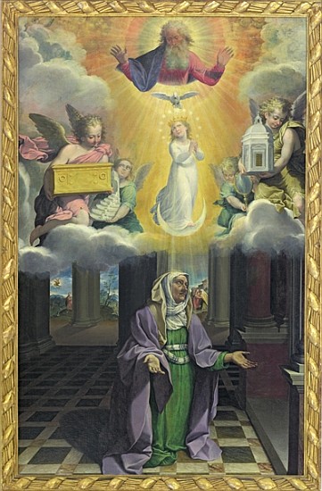 St. Anne and the Immaculate Conception de Bartolomeo Cesi