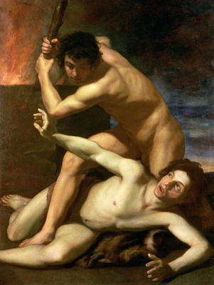 Cain murdering Abel, c.1610 de Bartolomeo Manfredi