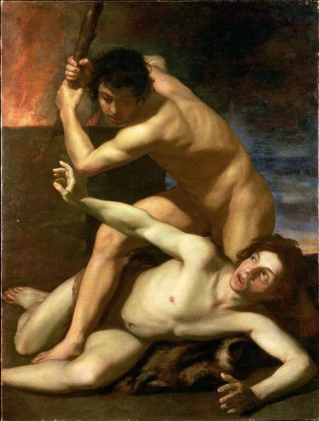 Cain murdering Abel de Bartolomeo Manfredi