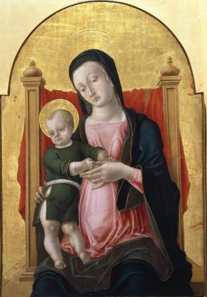 B.Vivarini / Mary with Child / C15th de Bartolomeo Vivarini