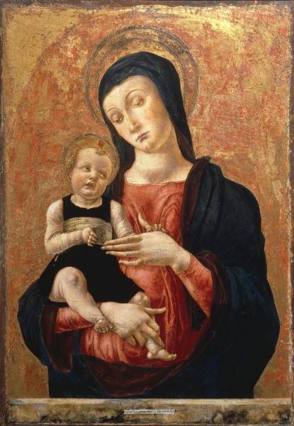 B.Vivarini / Mary with Child / c.1465 de Bartolomeo Vivarini