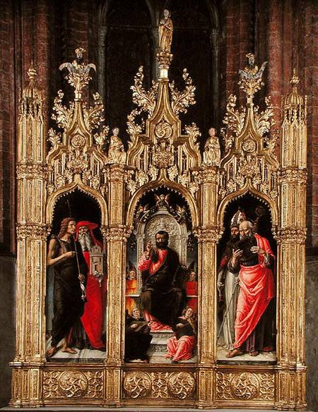 Triptych of Saint Mark de Bartolomeo Vivarini