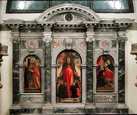 Triptych of the Virgin of Misericordia de Bartolomeo Vivarini