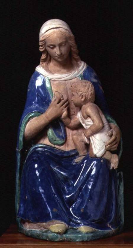 Madonna and Child, figures de Benedetto Buglioni