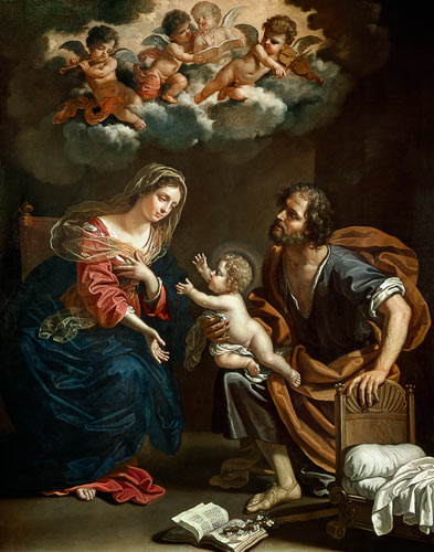 The Holy Family de Benedetto the Younger Gennari