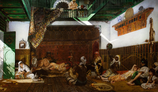 Marokkanisches Harem de Benjamin Constant