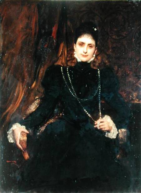 Portrait of Mme M.S. Derviz de Benjamin Constant