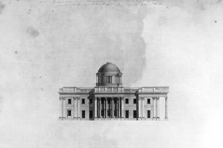 Elevation of Side Front of a house, 1815 de Benjamin Dean Wyatt