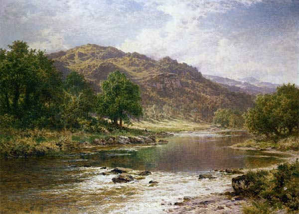 The River Llugwy, Bettws-y-coed de Benjamin Williams Leader