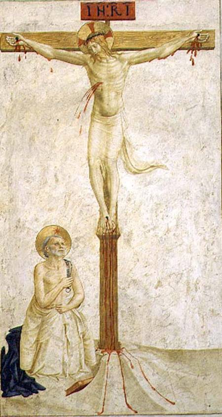 Crucifixion with St. Dominic de Benozzo Gozzoli