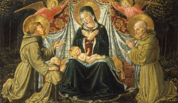 Madonna & Child w.Saints de Benozzo Gozzoli
