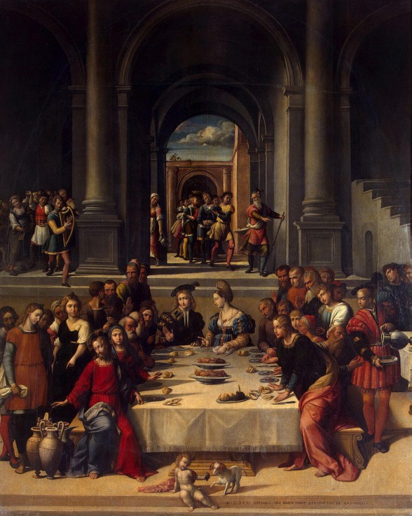 The Marriage at Cana de Benvenuto Tisi da Garofalo