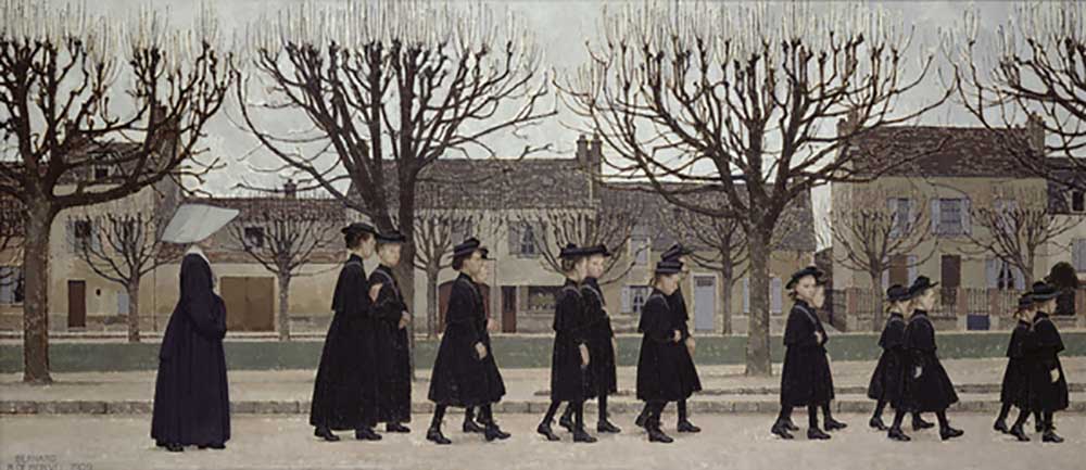 The Orphans or, The Boarding School at Nemours, 1909 de Bernard Boutet de Monvel