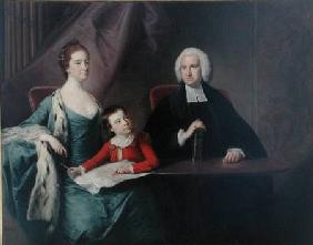 Portrait of Rev. John Fountayne (1741-1802) of Melton-on-the-Hill, his Wife, Ann and their Son, Thom