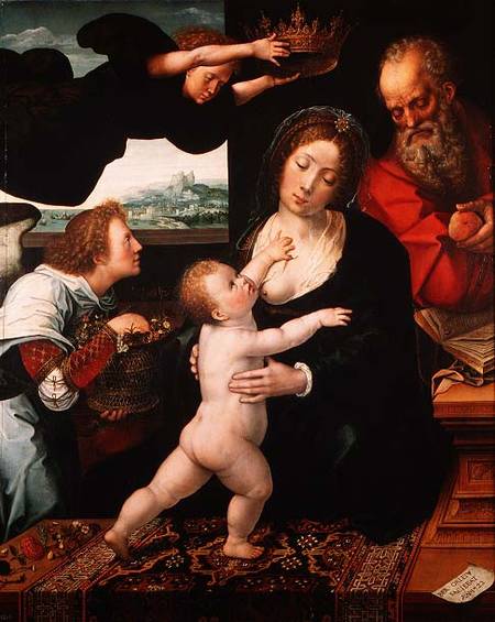 The Holy Family de Bernard van Orley