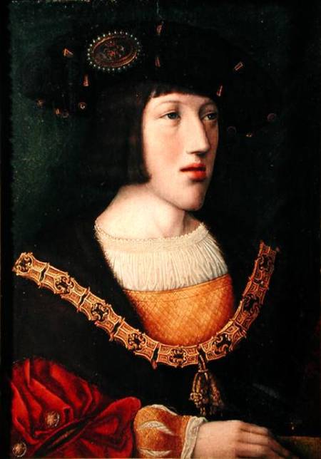 Portrait of Charles V (1500-58), at the age of about sixteen de Bernard van Orley