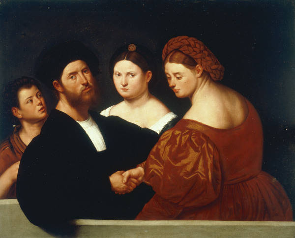 B.Licinio / Family Portr./ Paint./ C16 de Bernardino Licinio