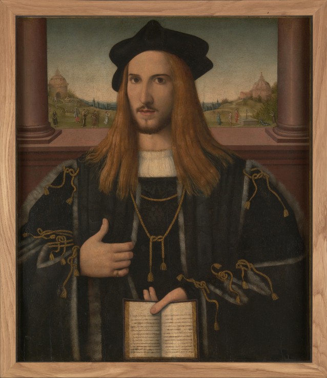 Portrait of Alberto Pio de Bernardino Loschi